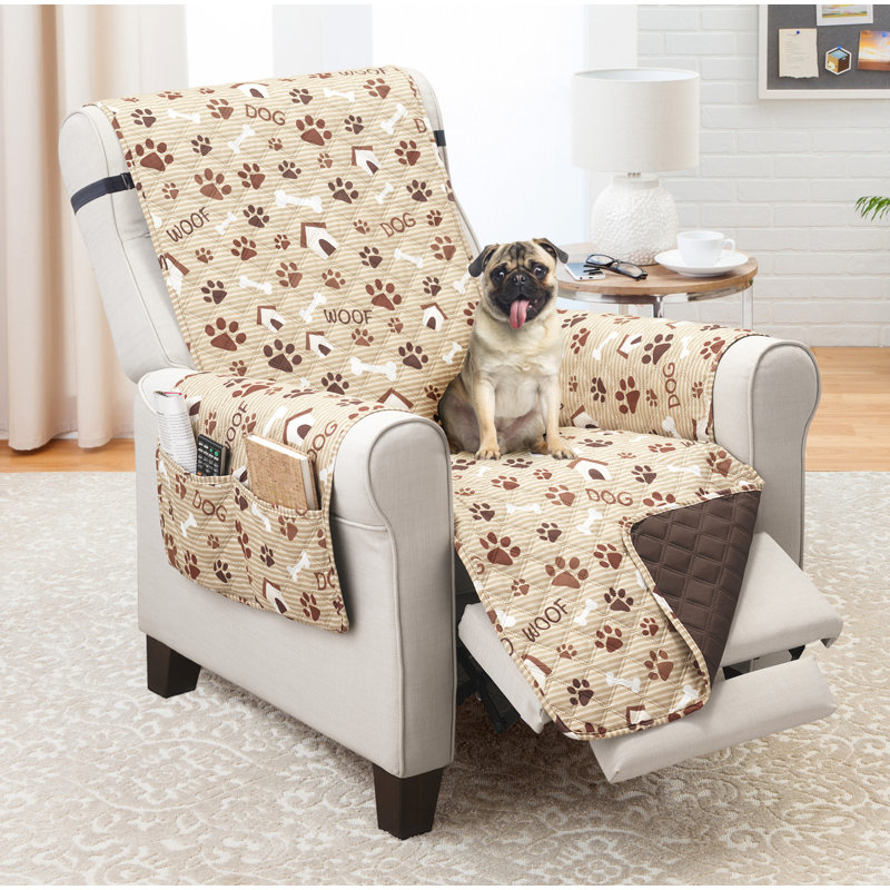 Winston Porter Print TCushion Recliner Slipcover & Reviews Wayfair